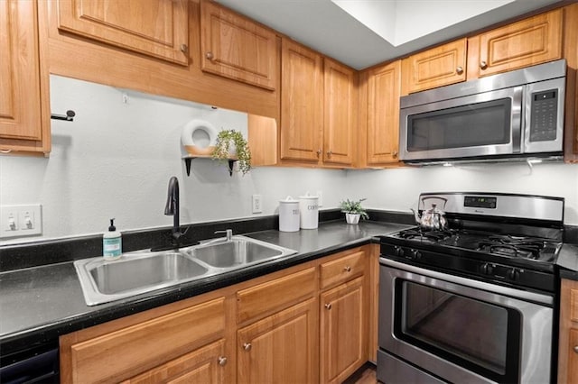 kitchen featuring sink and stainless steel appliances