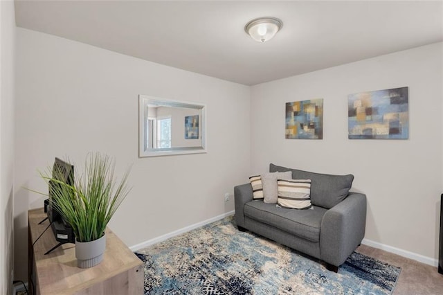 104 Auburn Crossing Way, Auburn, GA 30011 - living area with baseboards and carpet floors