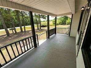 balcony with a porch