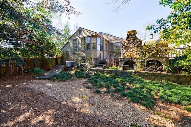 rear view of house with a sunroom