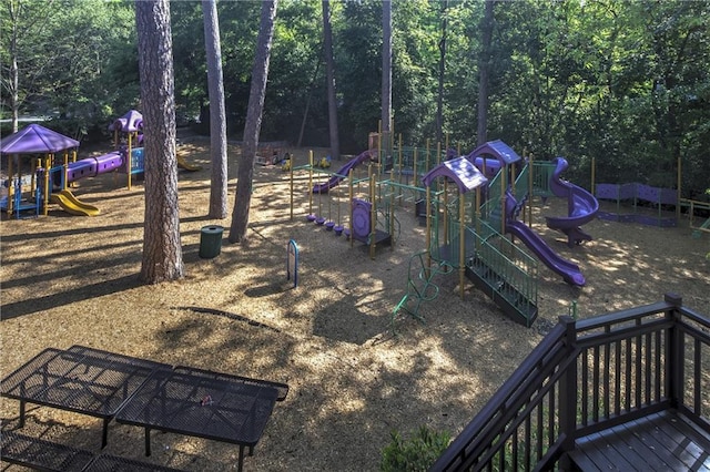 view of play area