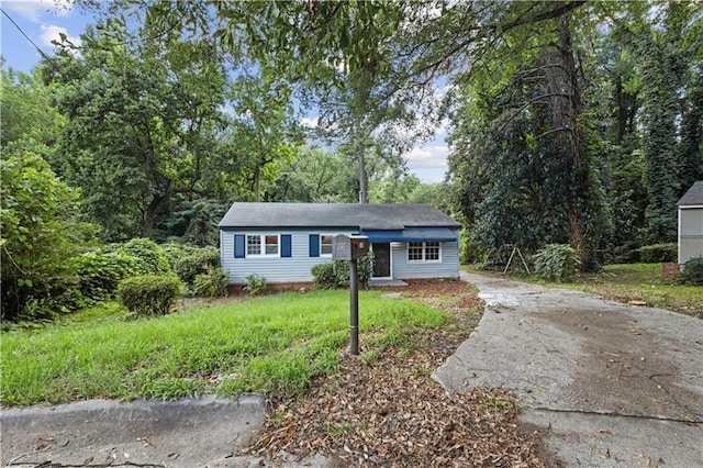 view of front of home