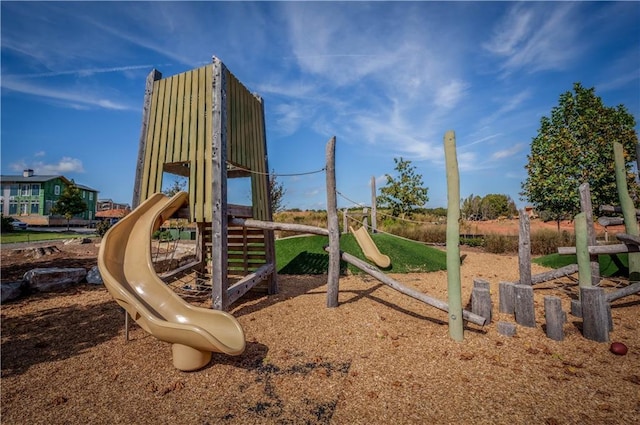 view of communal playground