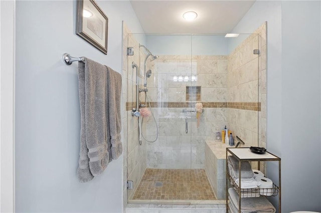 418 Thaxton Ln, Woodstock, GA 30188 - bathroom with a shower stall
