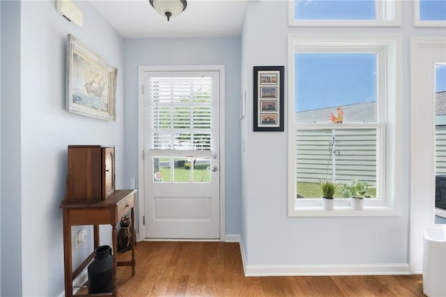 418 Thaxton Ln, Woodstock, GA 30188 - entryway with wood finished floors