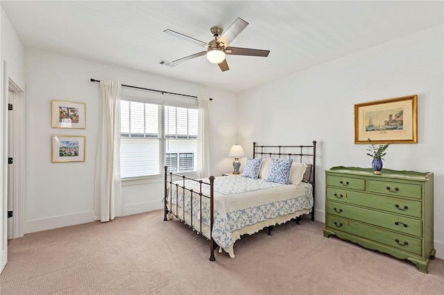 259 Sisson Ave, Atlanta, GA 30317 - bedroom featuring light colored carpet and ceiling fan