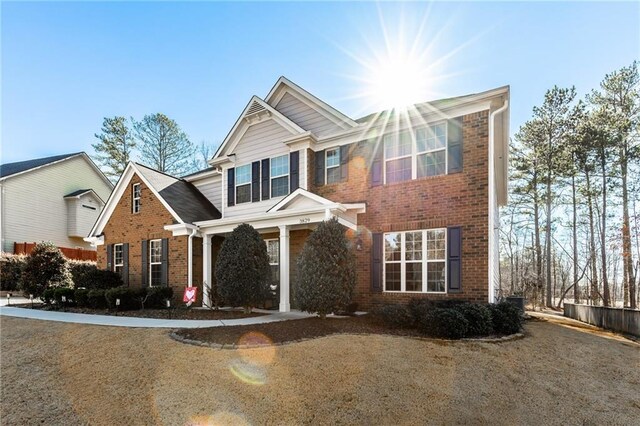 view of home's exterior with a garage