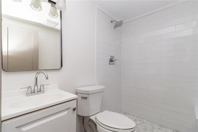 26 Ivy Pkwy NE, Atlanta, GA 30342 - bathroom with vanity, toilet, and tiled shower