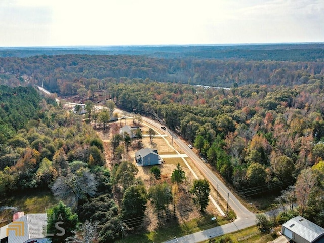 50 Scout Hut Rd, Danielsville, GA 30633 - aerial view of property's location with a forest