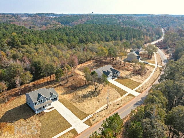 50 Scout Hut Rd, Danielsville, GA 30633 - aerial view of property and surrounding area featuring a heavily wooded area