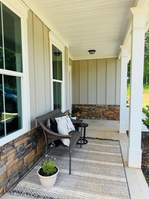 50 Scout Hut Rd, Danielsville, GA 30633 - view of covered porch
