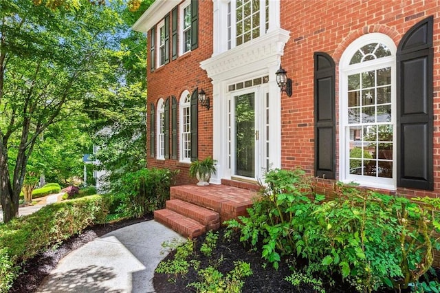 605 Linkside Holw, Alpharetta, GA 30005 - doorway to property with brick siding