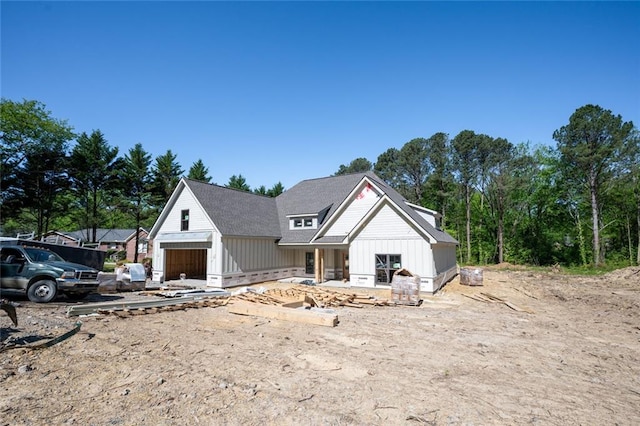 130 Cambridge Ct, Calhoun, GA 30701 - modern inspired farmhouse with board and batten siding and a garage