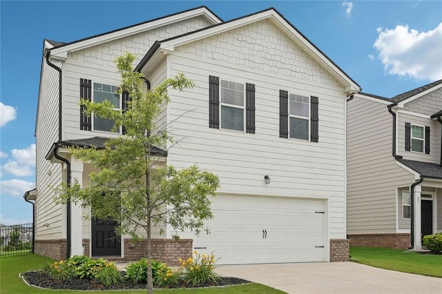 29 Gaston Ct, Hoschton, GA 30548 - view of front facade with a garage and concrete driveway