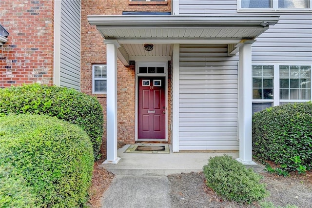 view of entrance to property