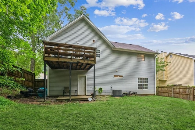 5519 Princeton Oaks Ln, Sugar Hill, GA 30518 - view of yard with a deck and central AC