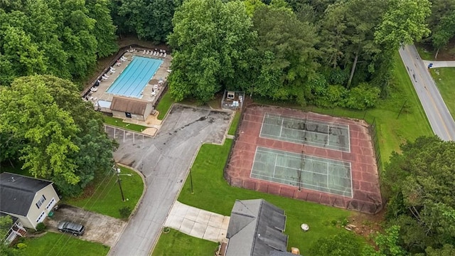 5519 Princeton Oaks Ln, Sugar Hill, GA 30518 - view of tennis court