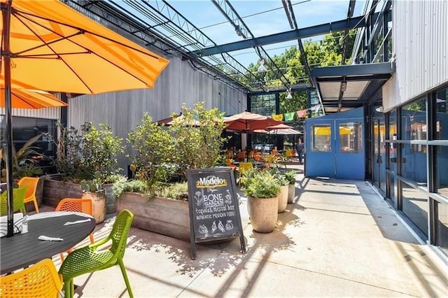 1604 Gilstrap Ln NW, Atlanta, GA 30318 - view of patio / terrace featuring outdoor dining area