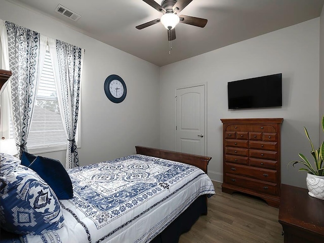 712 Broken Arrow, Waleska, GA 30183 - bedroom featuring wood finished floors and a ceiling fan