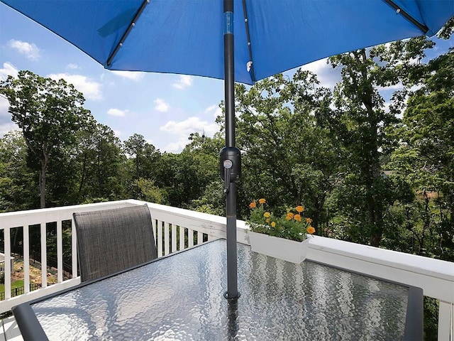 712 Broken Arrow, Waleska, GA 30183 - view of balcony