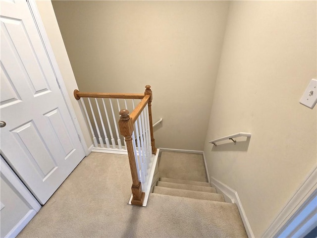 2104 Meadow Peak Rd, Duluth, GA 30097 - staircase with carpet and baseboards
