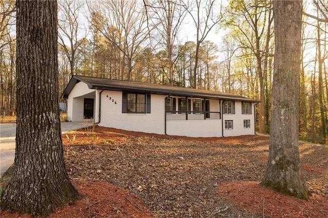 4336 Parkview Dr, Lithia Springs, GA 30122 - view of ranch-style home