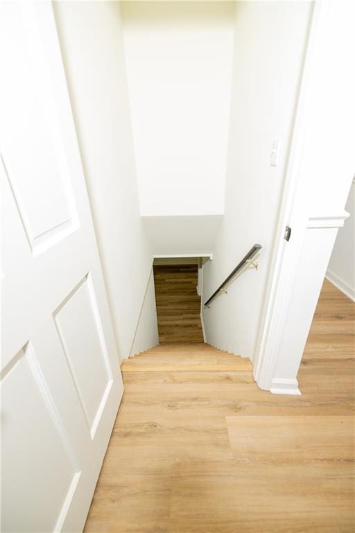 4336 Parkview Dr, Lithia Springs, GA 30122 - stairs with wood finished floors