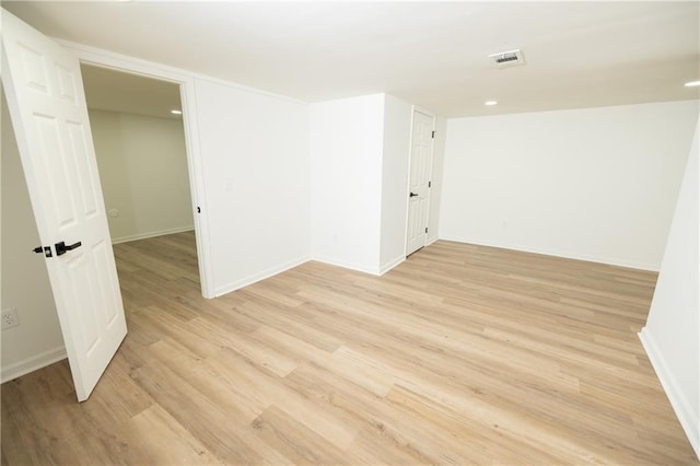 4336 Parkview Dr, Lithia Springs, GA 30122 - unfurnished room with baseboards, visible vents, and light wood-type flooring