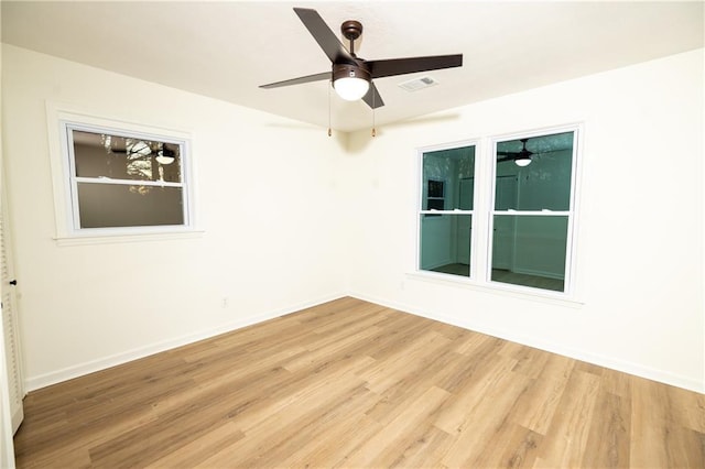 4336 Parkview Dr, Lithia Springs, GA 30122 - unfurnished room with baseboards, visible vents, and light wood-type flooring