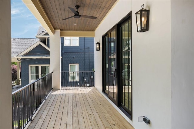 555 Orme Cir NE, Atlanta, GA 30306 - deck featuring a ceiling fan