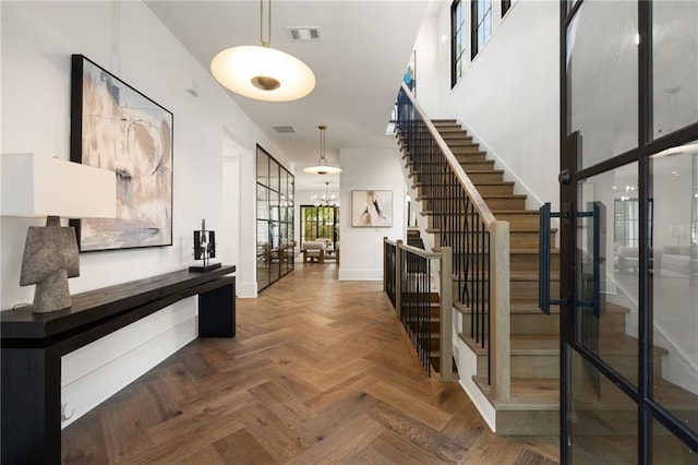 555 Orme Cir NE, Atlanta, GA 30306 - foyer featuring stairs and baseboards