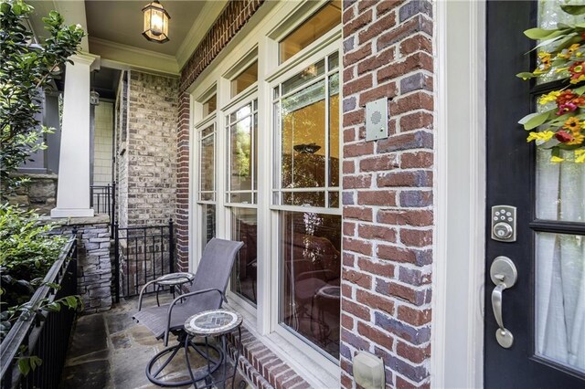 225 Mystic Ridge Hl, Sandy Springs, GA 30342 - view of porch