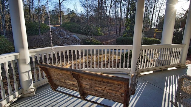 view of deck