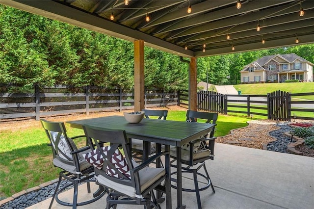 501 Rabun Ct, Canton, GA 30115 - view of patio / terrace featuring outdoor dining area