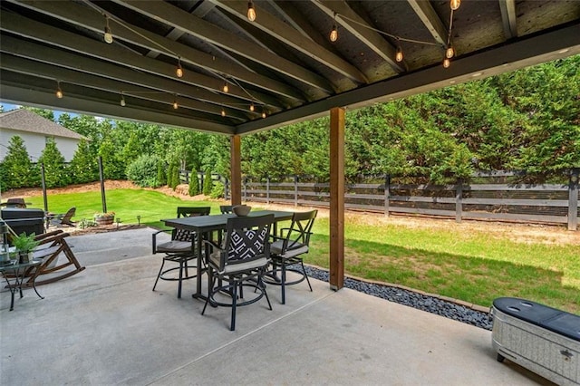 501 Rabun Ct, Canton, GA 30115 - view of patio / terrace with outdoor dining space
