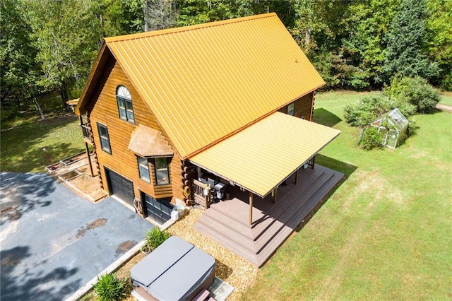 drone / aerial view