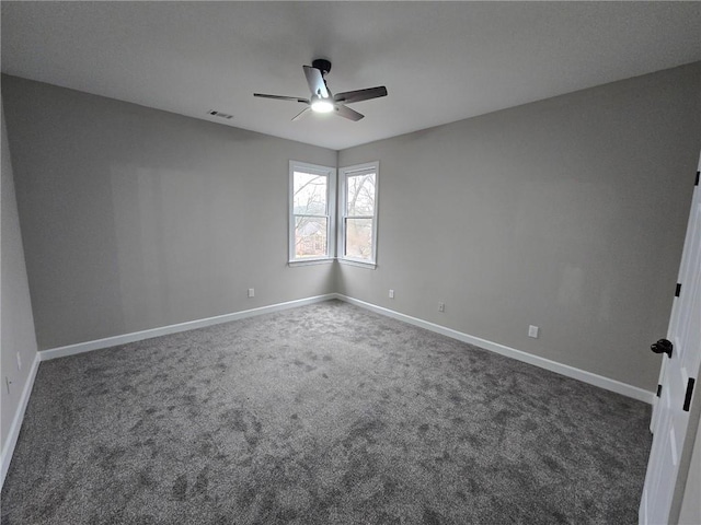 7910 Tintern Trce, Duluth, GA 30097 - carpeted empty room with baseboards, a ceiling fan, and visible vents