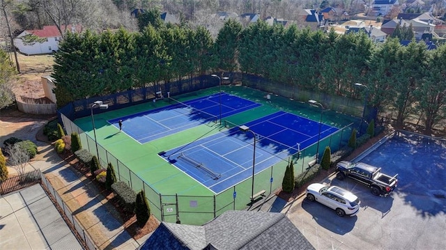 view of tennis court