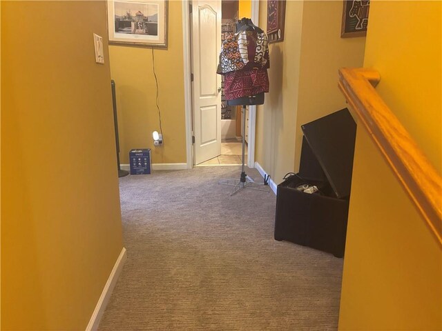 2610 Gadsen Walk, Duluth, GA 30097 - hallway featuring carpet flooring and baseboards