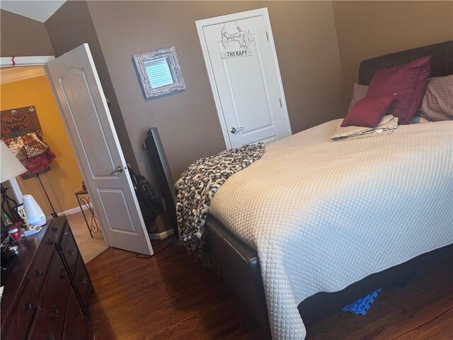 2610 Gadsen Walk, Duluth, GA 30097 - bedroom featuring dark wood-style floors