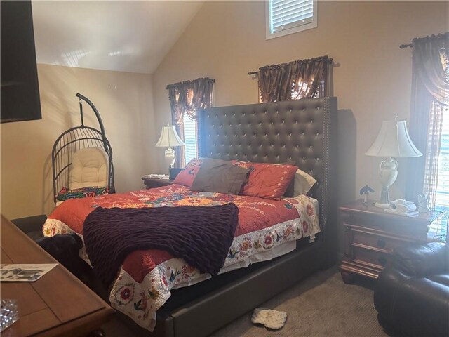 2610 Gadsen Walk, Duluth, GA 30097 - carpeted bedroom with lofted ceiling