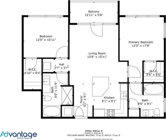 840 United Ave SE Unit 401, Atlanta, GA 30312 - property floor plan