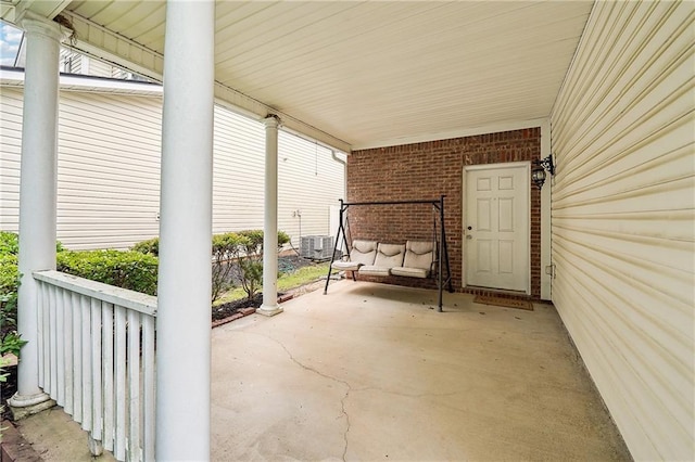 2545 Gatewater Ct, Cumming, GA 30040 - porch with central AC