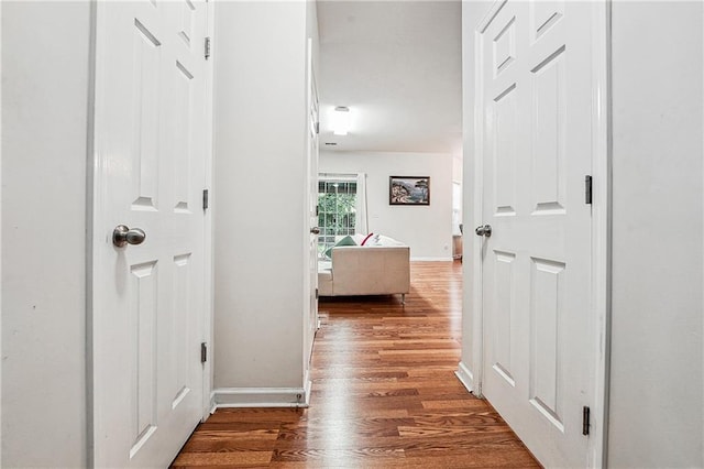 2545 Gatewater Ct, Cumming, GA 30040 - hall with wood finished floors and baseboards