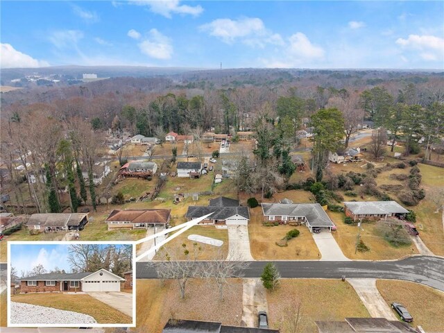 1283 Woodleigh Rd SW, Marietta, GA 30008 - birds eye view of property