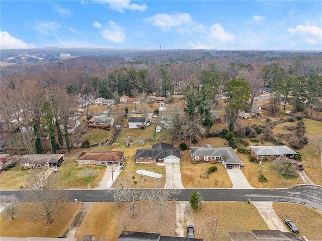 1283 Woodleigh Rd SW, Marietta, GA 30008 - bird's eye view