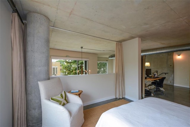 850 Ralph Mcgill Blvd NE Unit 6, Atlanta, GA 30306 - bedroom featuring baseboards and a desk