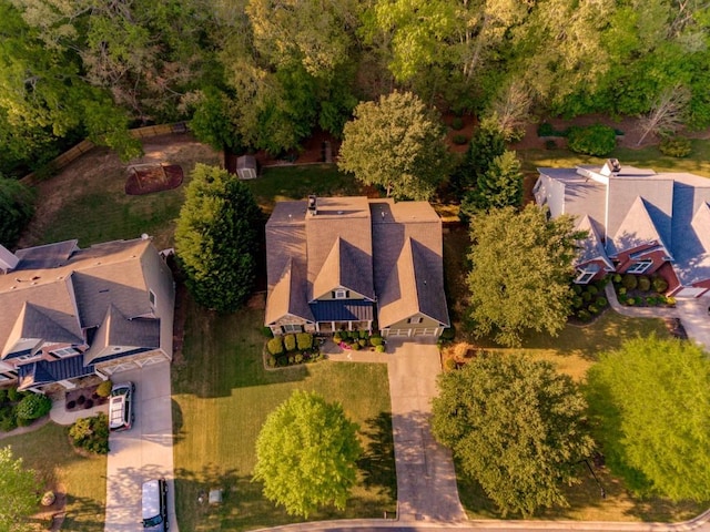 view of drone / aerial view