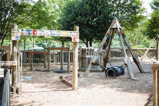 view of communal playground