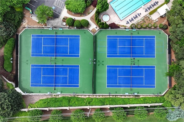 drone / aerial view
